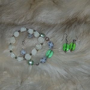 Bracelet & earring set